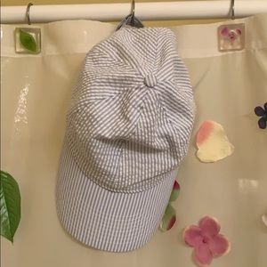 🧢 JCrew Seersucker Baseball Cap